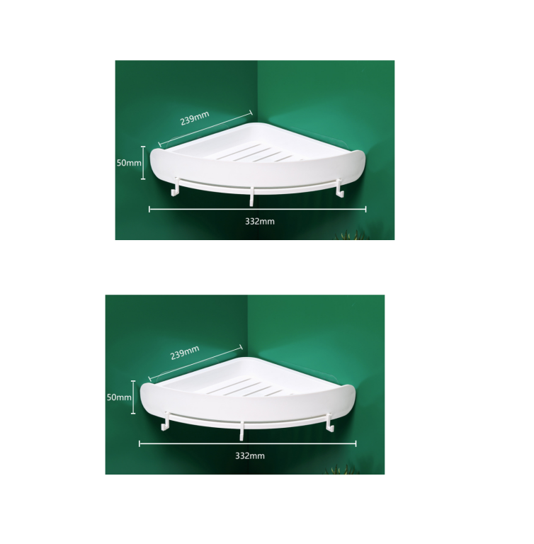 Triangular Bathroom Corner Shelf