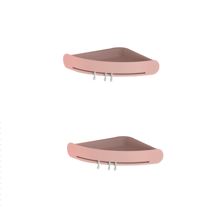 Triangular Bathroom Corner Shelf