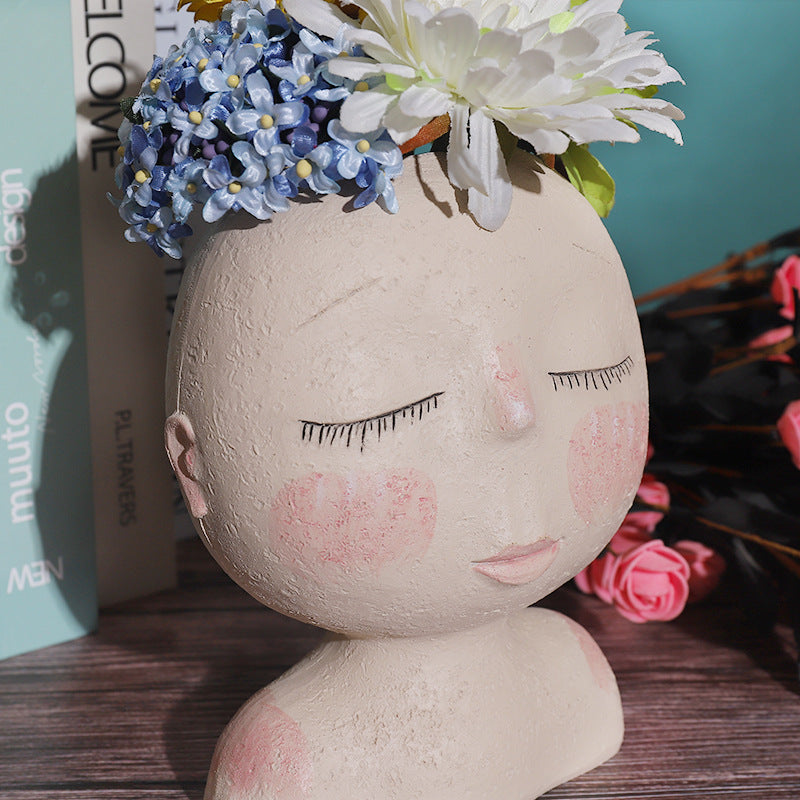Corrosion Resistant Flowerpot Sculpture