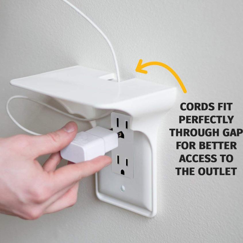 Easy Installation Wall Power Outlet Storage Holder