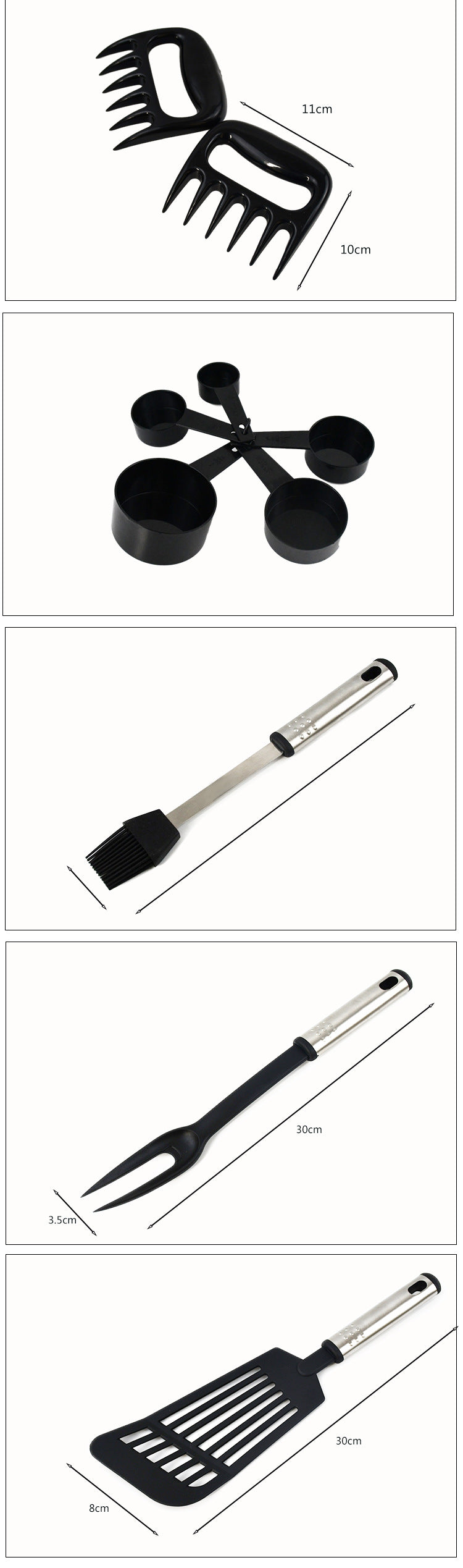 44-Piece Non-Stick Kitchen Utensils Set