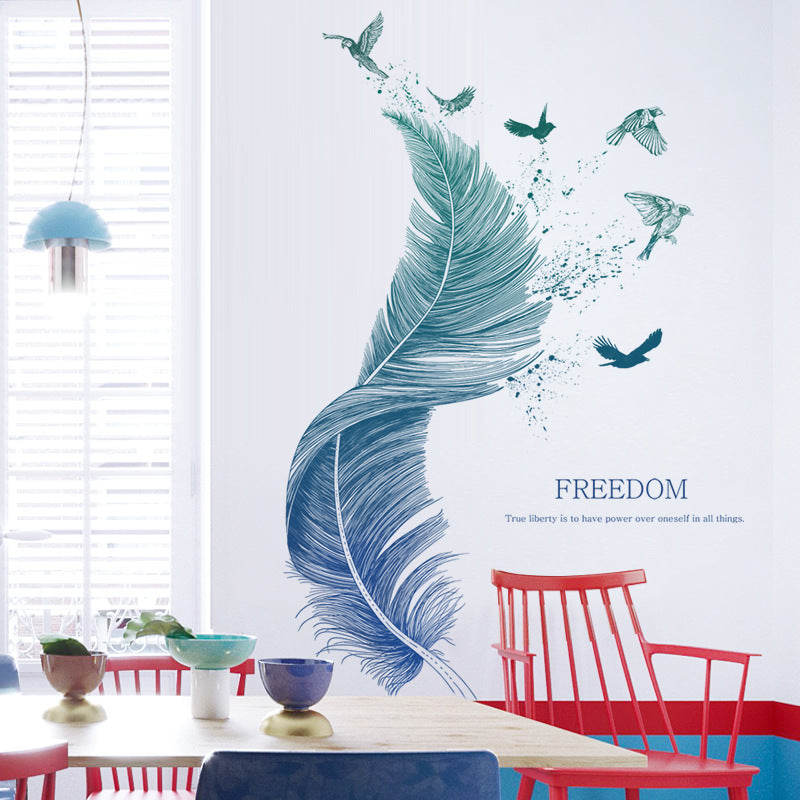 Bedroom Wall Decoration Light Luxury Wall Stickers