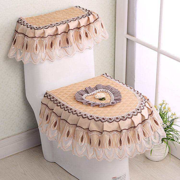 Three-Piece Zippered Toilet Seat Set