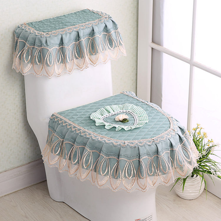 Three-Piece Zippered Toilet Seat Set