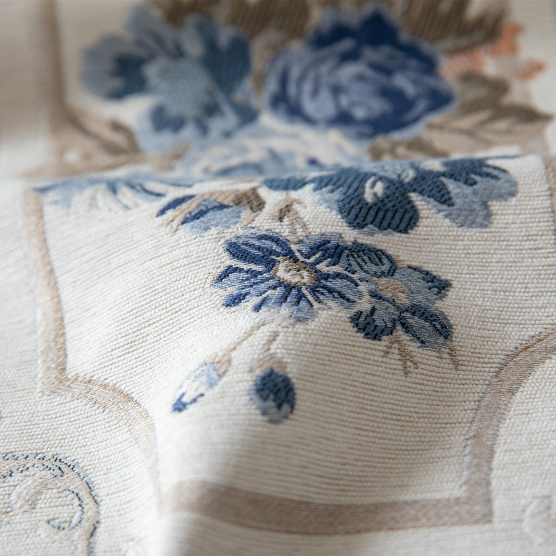 Custom Chenille Tassel Table Runner