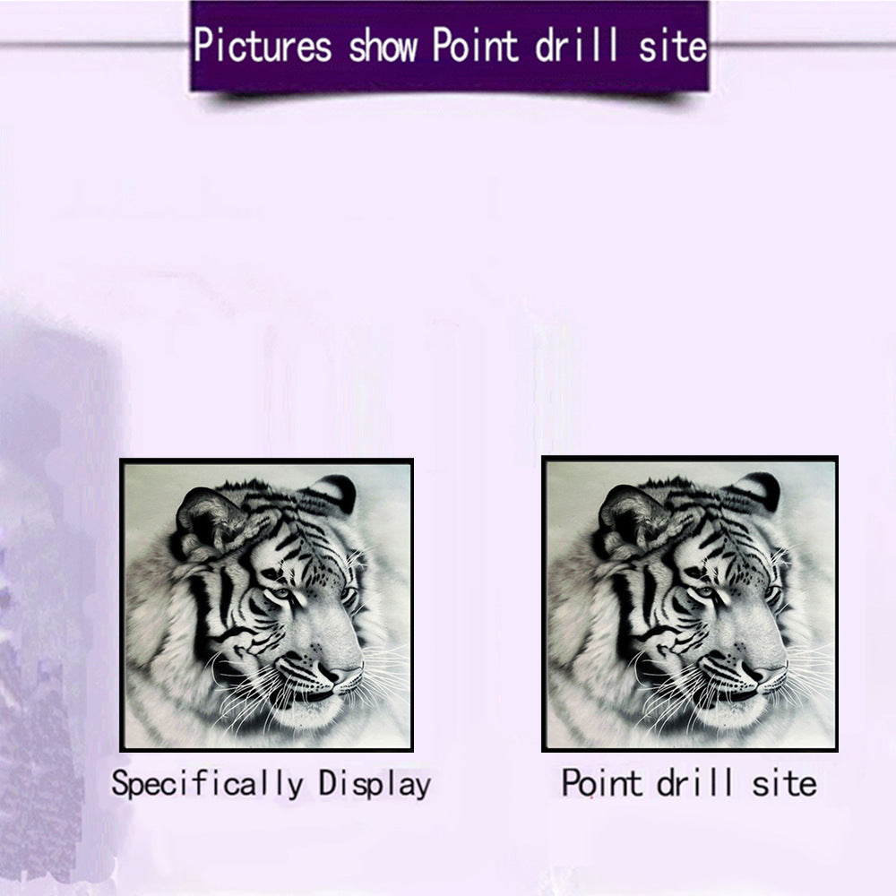 Modern Striped Tiger Painting