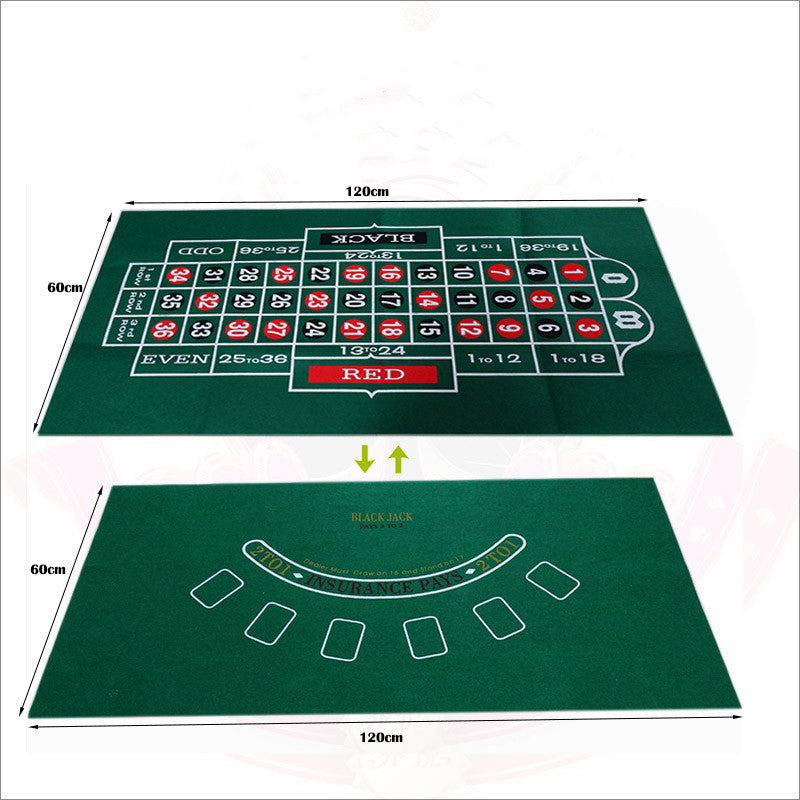 Double Sided Casino Game Table Cloth