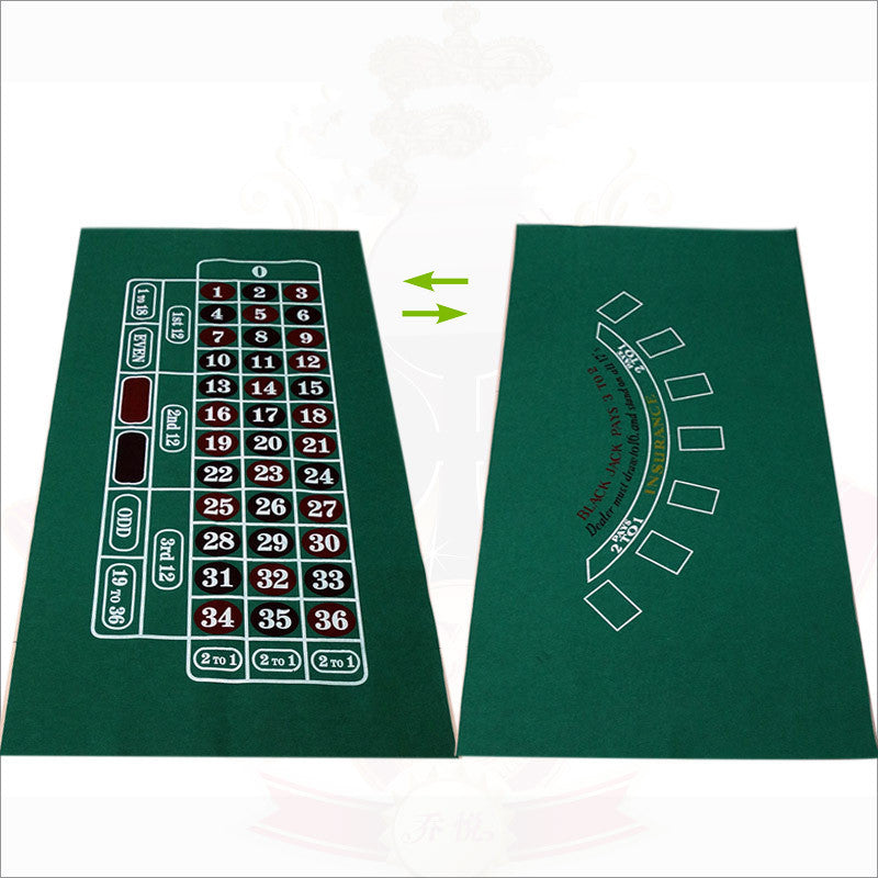 Double Sided Casino Game Table Cloth