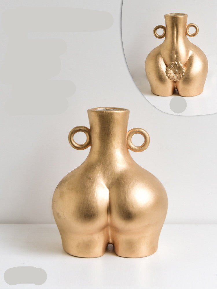 Body Art Flower Arrangement Home Decoration Vase