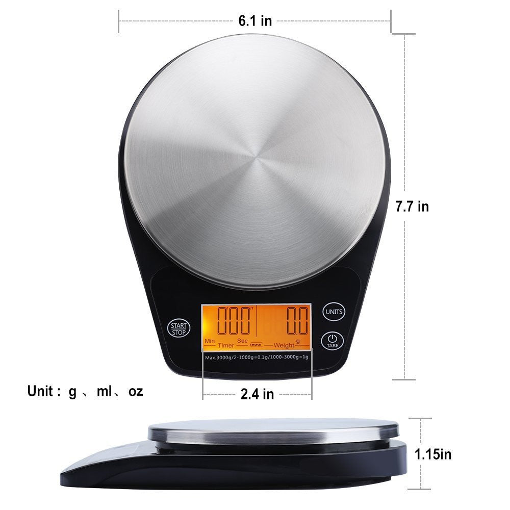 Multifunctional LCD Digital Kitchen Food Scale