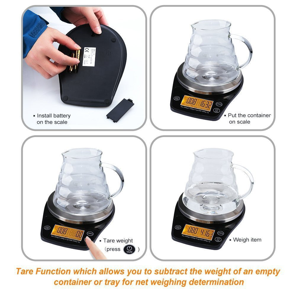 Multifunctional LCD Digital Kitchen Food Scale