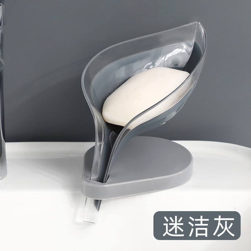 Plastic Leaf Style Soap Dish