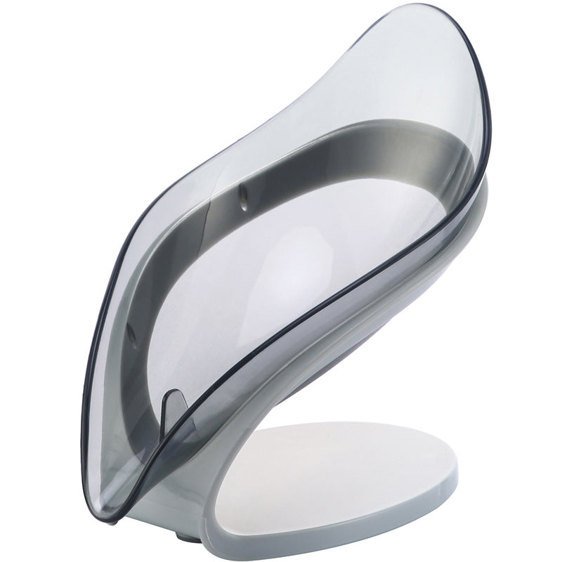 Creative Transparent Leaf-Shaped Soap Dish