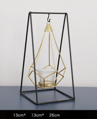 Modern Abstract Iron Candle Holders