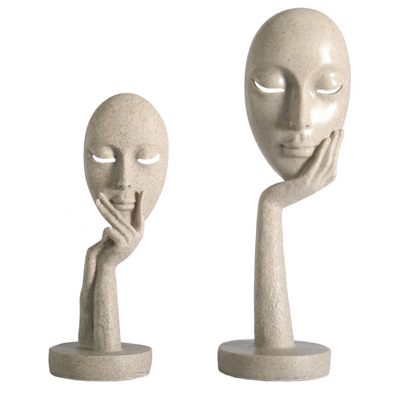 Female Character Mask Sculpture