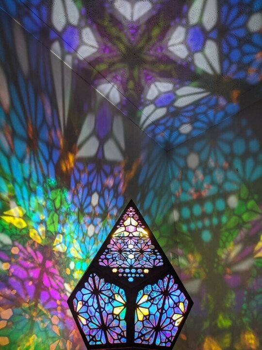 LED Diamond Projection Bohemian Floor Decorative Lamp