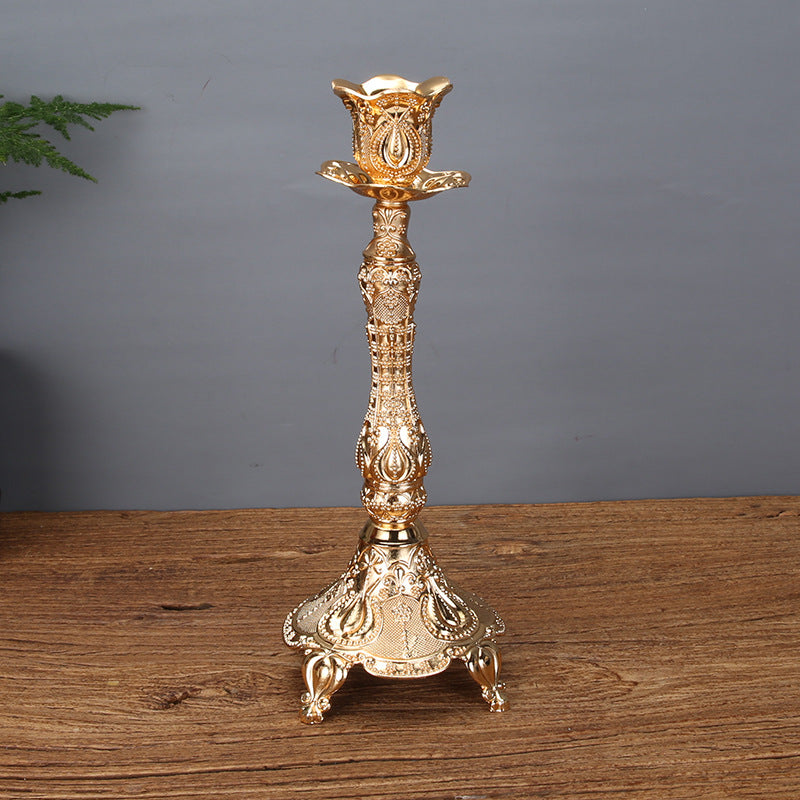 Tulip Candle Holder European Style Candlelight Dinner Props