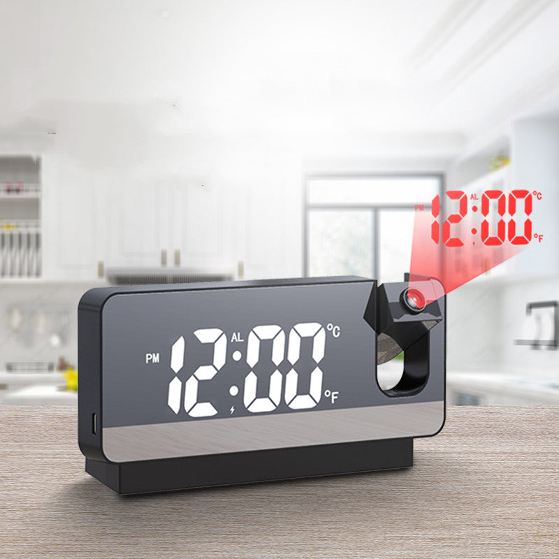 3D LED Projection Mirror Alarm Clock