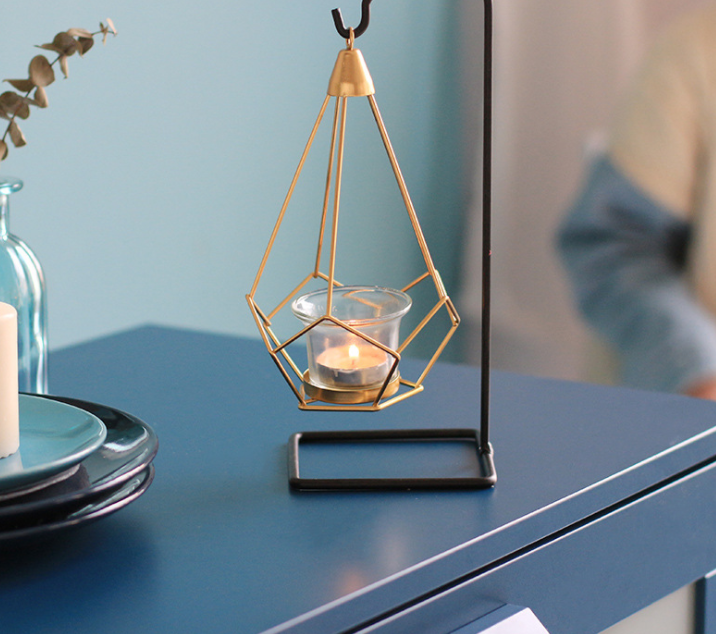 Modern Abstract Iron Candle Holders