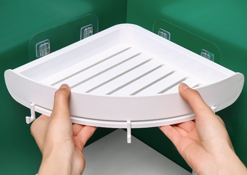 Triangular Bathroom Corner Shelf