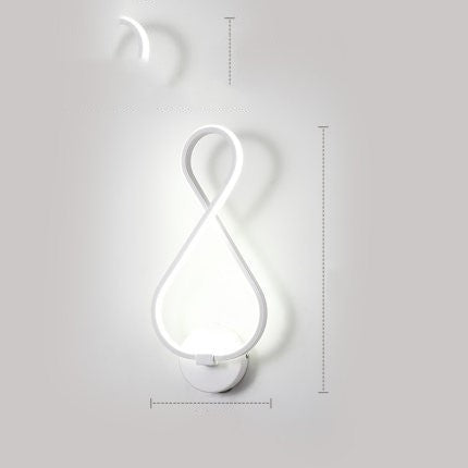 LED Minimalist Bedroom Bedside Lamp (Multiple Variants)