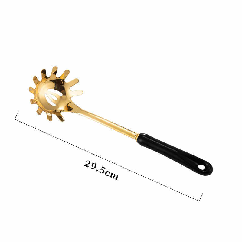 Stainless Steel Ceramic Handle Kitchen Utensils Set
