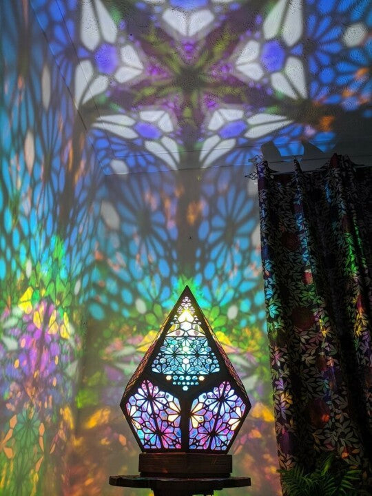 LED Diamond Projection Bohemian Floor Decorative Lamp