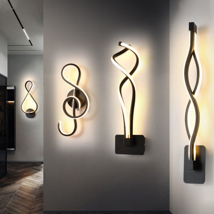 LED Minimalist Bedroom Bedside Lamp (Multiple Variants)