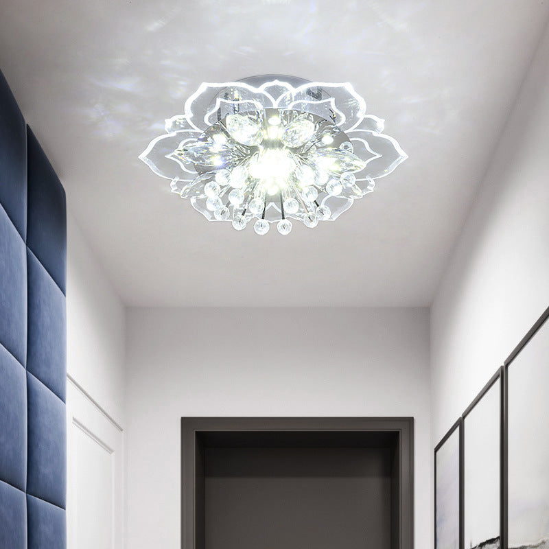 Small Crystal Corridor Modern Minimalist Living Room Lamp