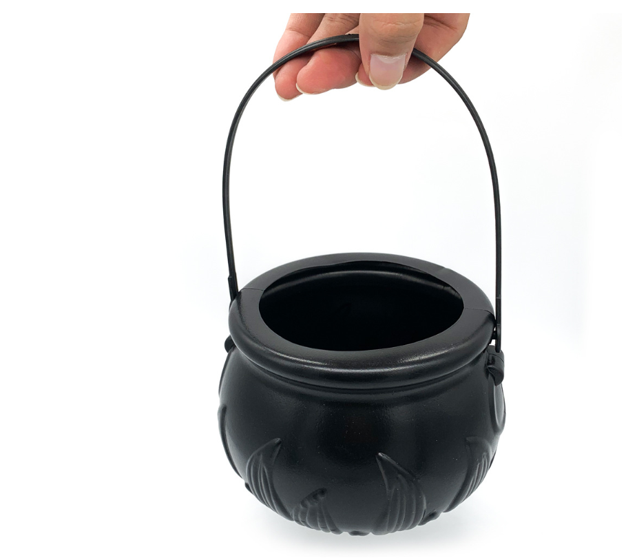 LED Color Changing Witch Pot Smoke Machine Humidifier Creepy Halloween Decoration