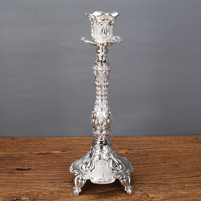 Tulip Candle Holder European Style Candlelight Dinner Props