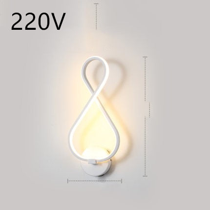 LED Minimalist Bedroom Bedside Lamp (Multiple Variants)