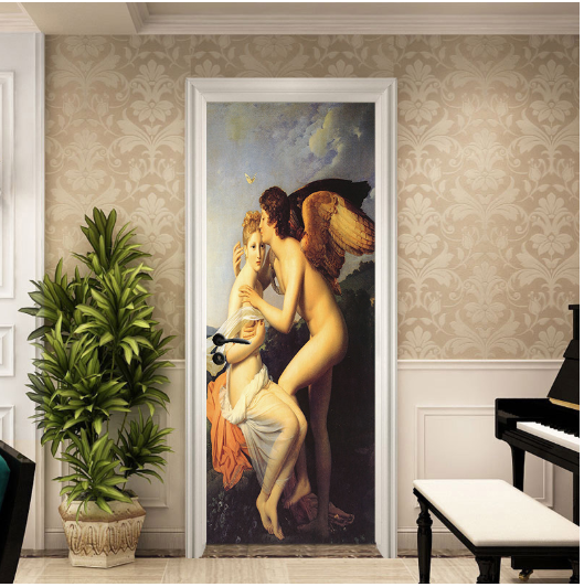 Adhesive Living Room Angel Painting Decoration