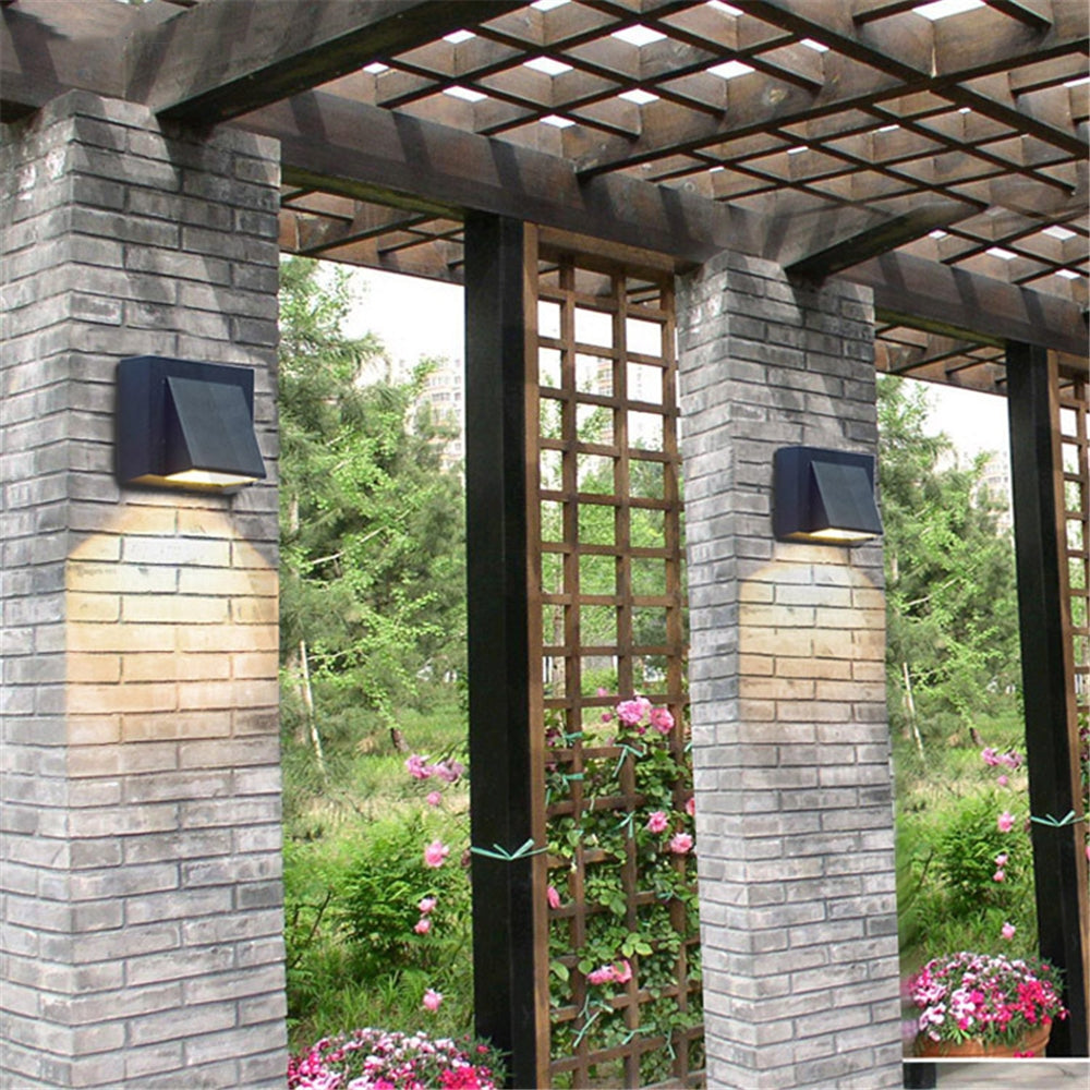Waterproof Wall Lamp For Courtyard Background