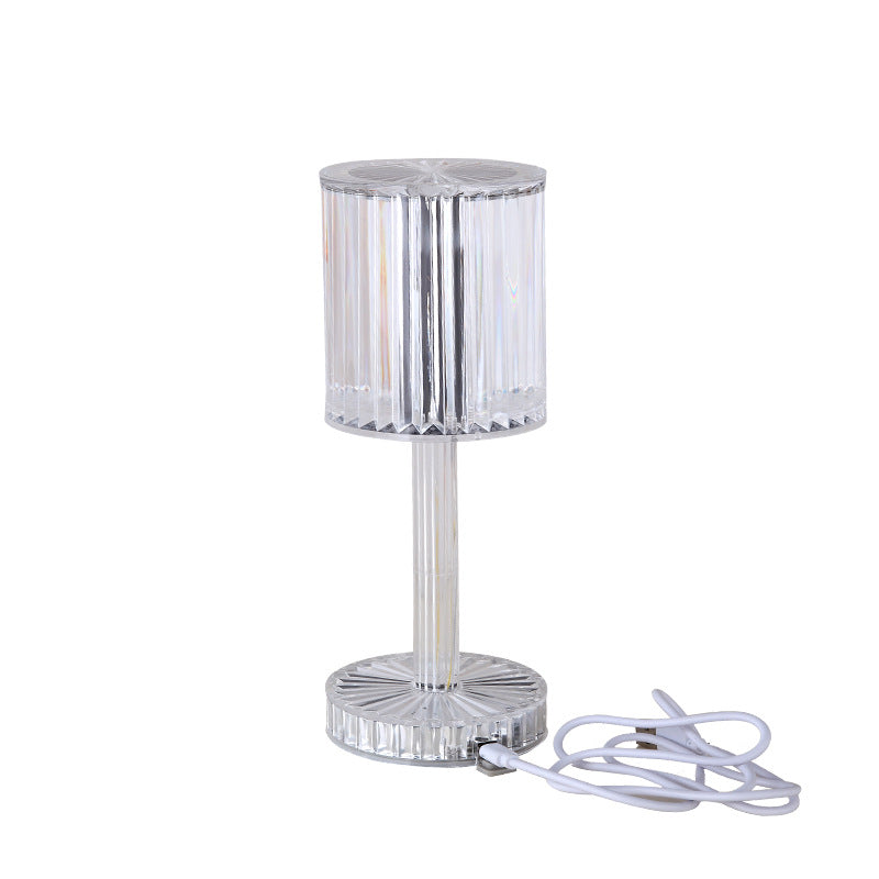Warm LED Romantic Crystal Table Lamp