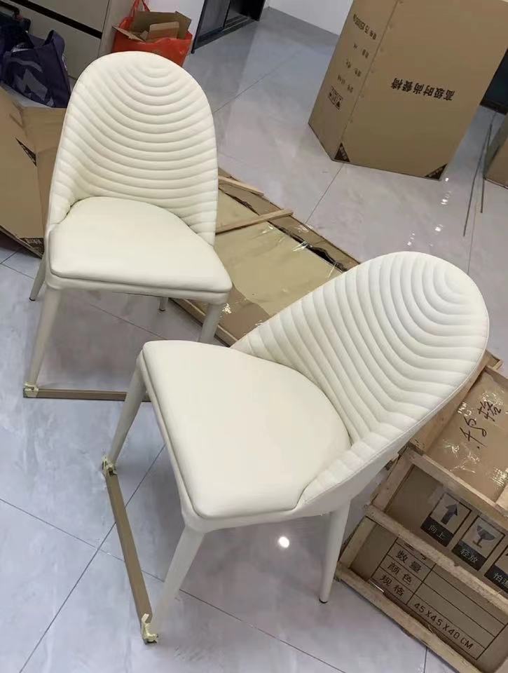Italian Modern Minimalist Light Luxury Home Backchair