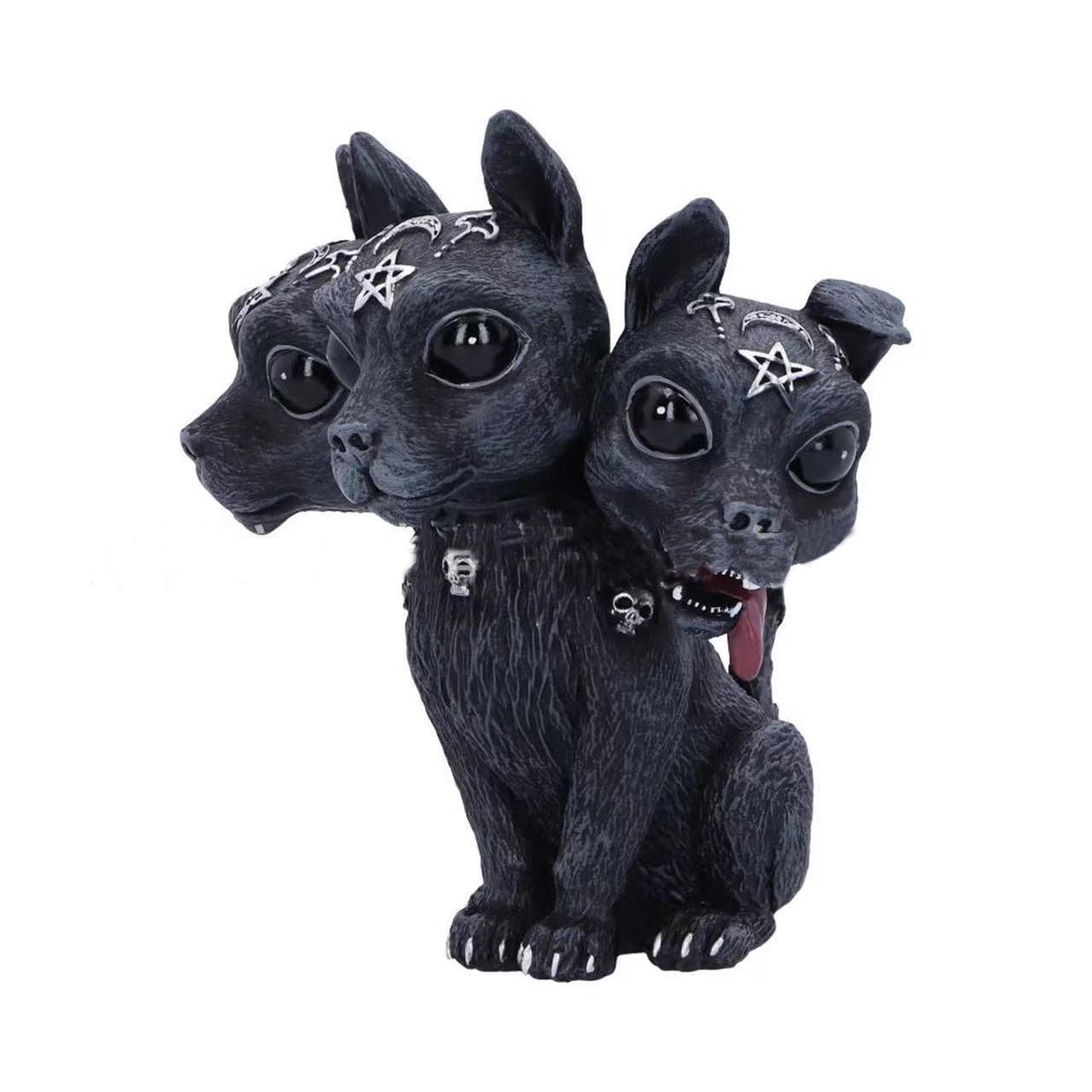 Three-Headed Dog Ornament Halloween Decoration