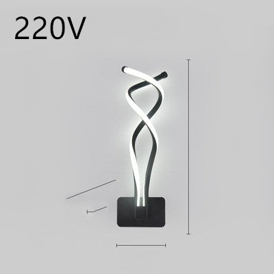 LED Minimalist Bedroom Bedside Lamp (Multiple Variants)