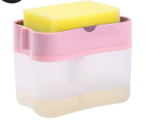 Kitchen Soap Dish Dispenser For Sponge