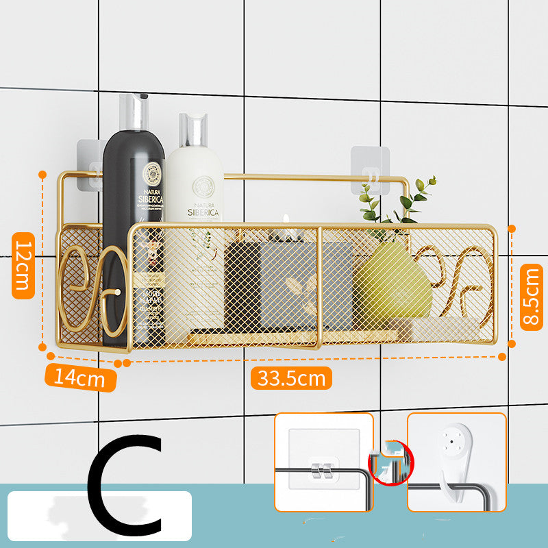 Perforated Shelf Toilet Bathroom Storage Rack