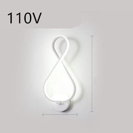 LED Minimalist Bedroom Bedside Lamp (Multiple Variants)