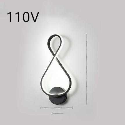 LED Minimalist Bedroom Bedside Lamp (Multiple Variants)