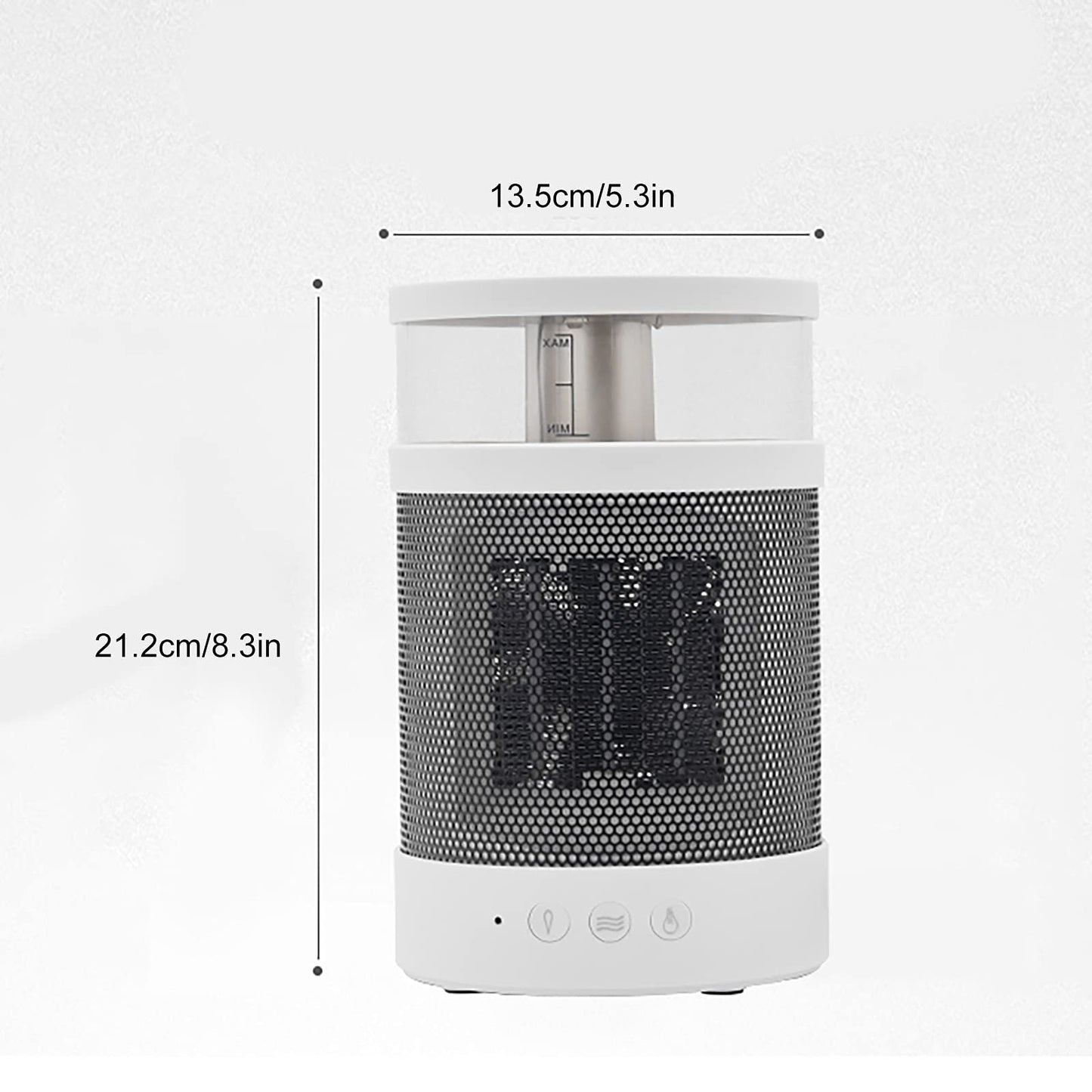 3 In 1 Colorful Night Light Fast Heating Electric Warmer 400ML Air Humidifier