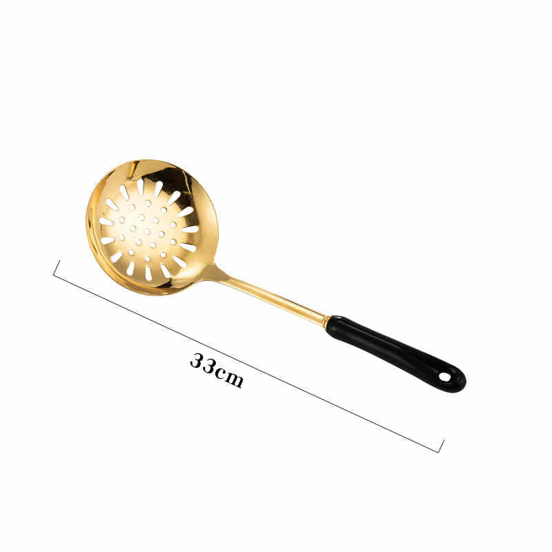 Stainless Steel Ceramic Handle Kitchen Utensils Set