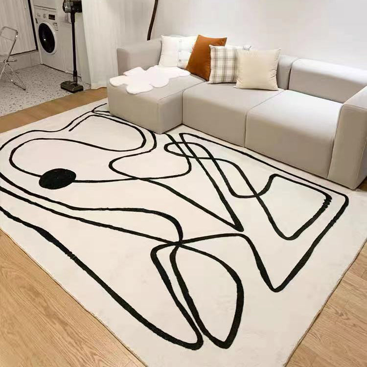Original Design Modern Abstract Plush Rug