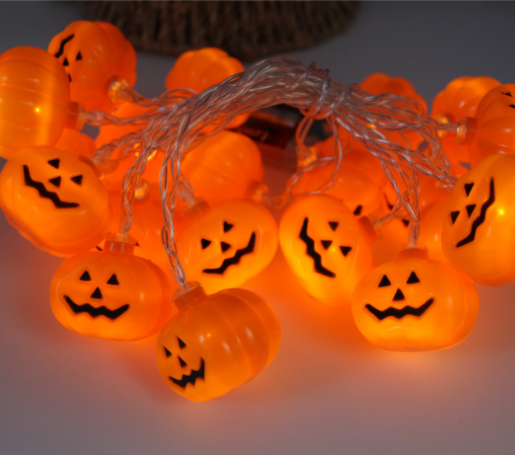 LED String Pumpkin Lights Lantern Halloween Decoration