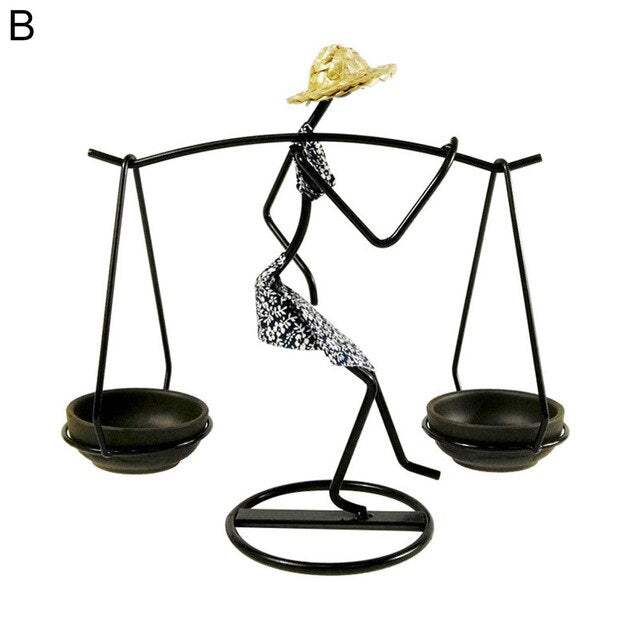Romantic Candle Holder Carrying Girl Decoration