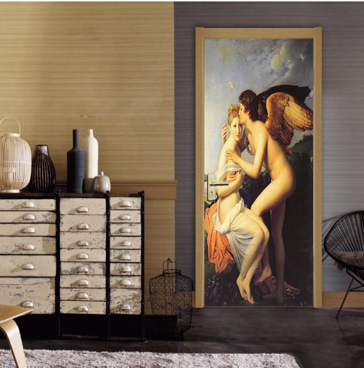 Adhesive Living Room Angel Painting Decoration