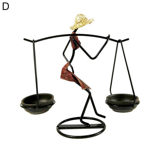 Romantic Candle Holder Carrying Girl Decoration