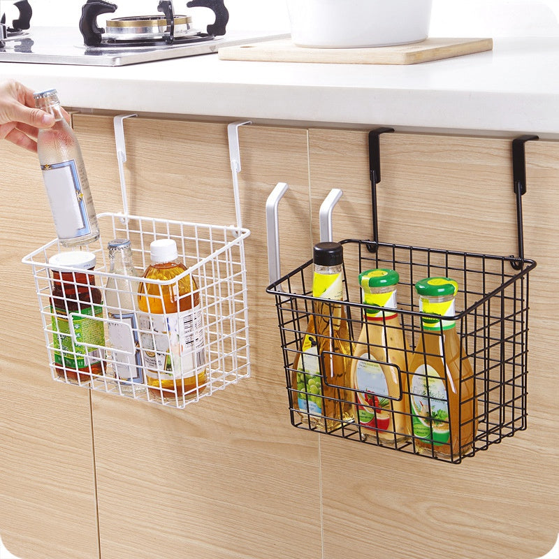 Over the Cabinet Wall Mount Organizer Basket